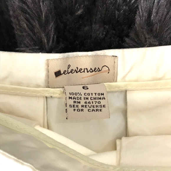 Elevenses Cream Colored Cotton Skirt - Picture 2 of 6